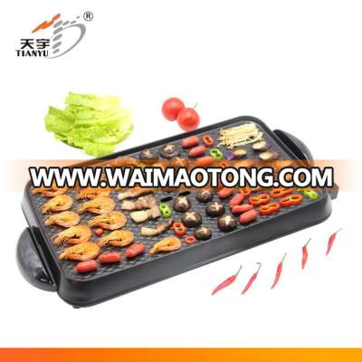 electric rectangular casting aluminum bbq grill