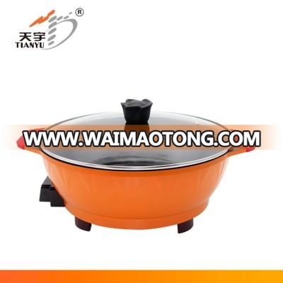 32 cm deep fry round shaped electric skillet without divider